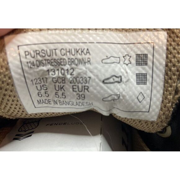 5.11 Tactical Boots Pursuit Chukka Distressed Brown Leather Women 6.5 Men 5 Hike - Picture 10 of 11